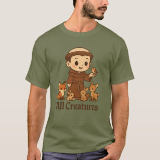 T-Shirt St Francis Toutes Créatures