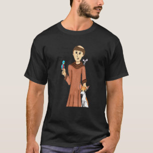 T-shirt St François d'Assise Patron des animaux Catho
