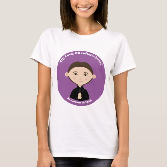 T-shirt St Gemma Galgani (Devant)