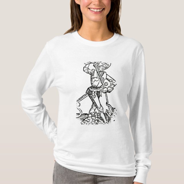 T-shirt St George, du 'Liber Chronicarum (Devant)