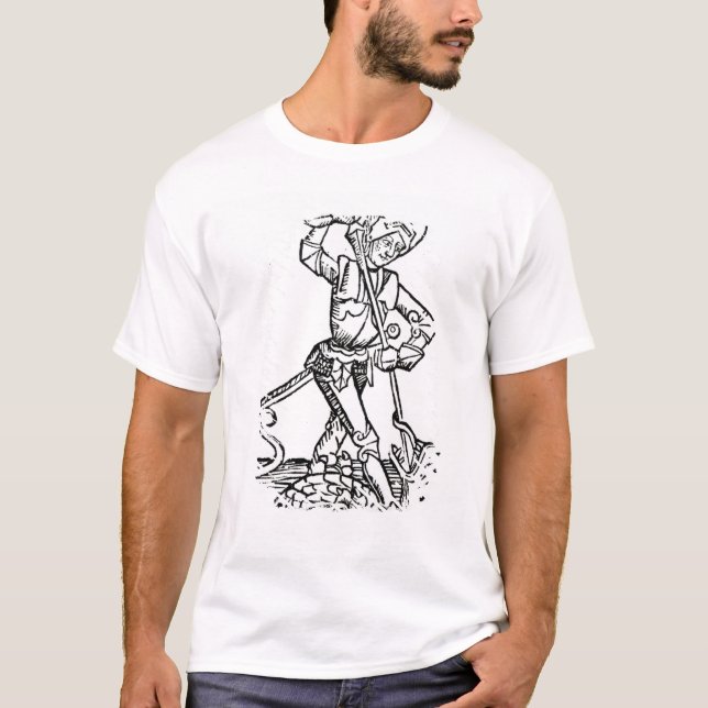 T-shirt St George, du 'Liber Chronicarum (Devant)