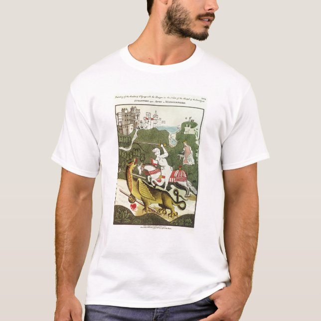 T-shirt St George et le dragon (Devant)