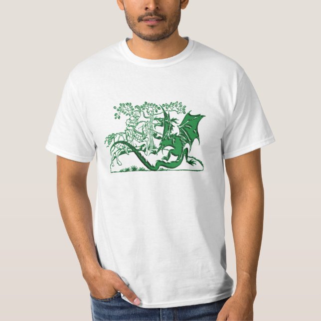 T-shirt St George Et Le Dragon (Devant)