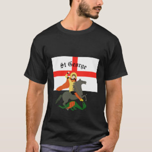 T-shirt St George et le Dragon et la Croix de St George