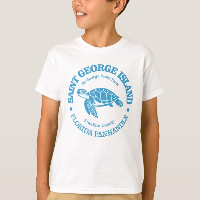 T-shirt St George Island (tortue de mer) (Devant)