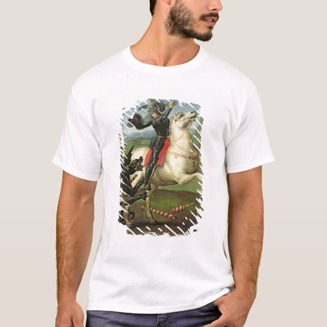 T-shirt St George luttant avec le dragon (Devant)