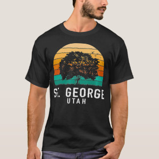 T-shirt St George Vintage Sunset Utah Souvenir Premium