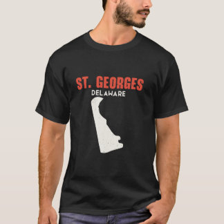 T-shirt St Georges Delaware USA State America Travel Delaw