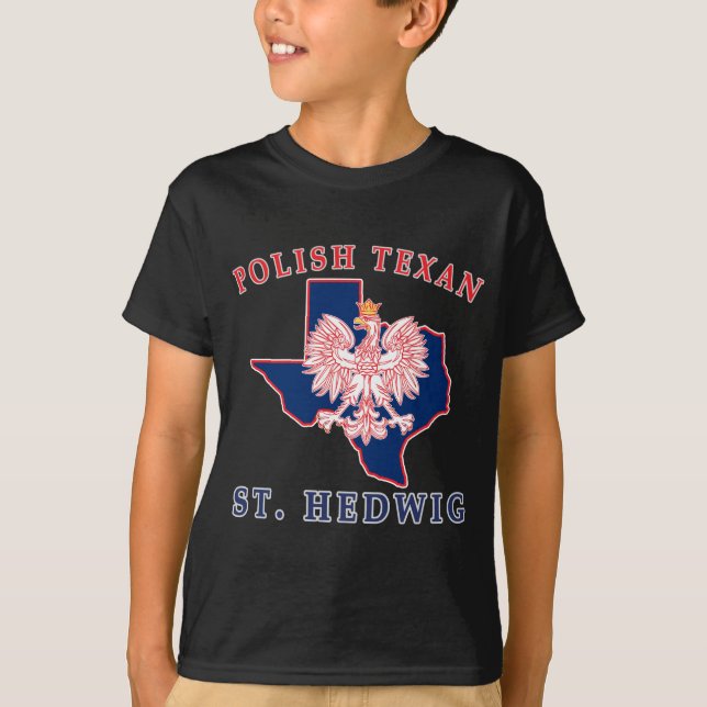 T-shirt St. Hedwig Texan polonais (Devant)