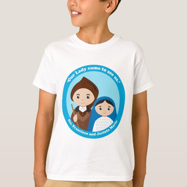 T-shirt St. Jacinta et St. Francisco Marto (Devant)