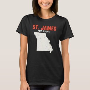 T-shirt St James et Fenton Missouri USA State America Tr