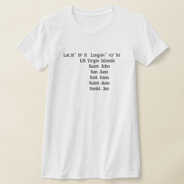 T-shirt St.John (Poser)