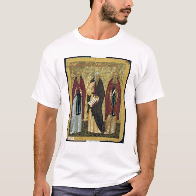 T-shirt St John Climacus St John de Damas (Devant)