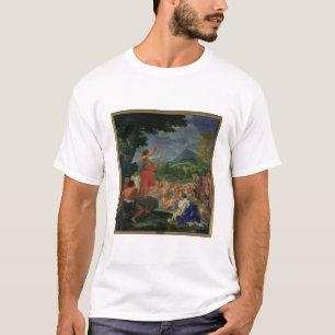 T-shirt St John la prédication de baptiste, peinte avant
