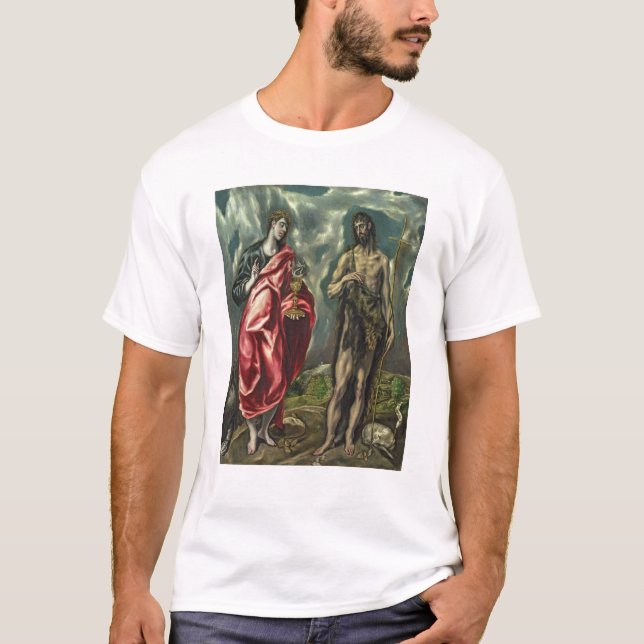 T-shirt St John l'évangéliste et St John le baptiste (Devant)
