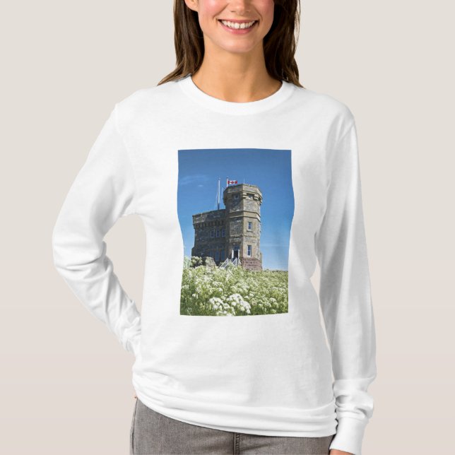 T-shirt St. John's, Terre-Neuve, Canada, Cabot Tower, (Devant)