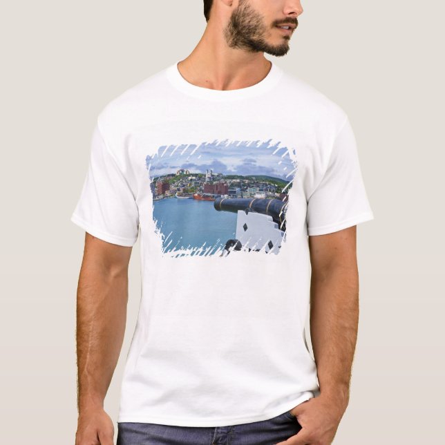 T-shirt St. John's, Terre-Neuve, Canada, le front de mer (Devant)