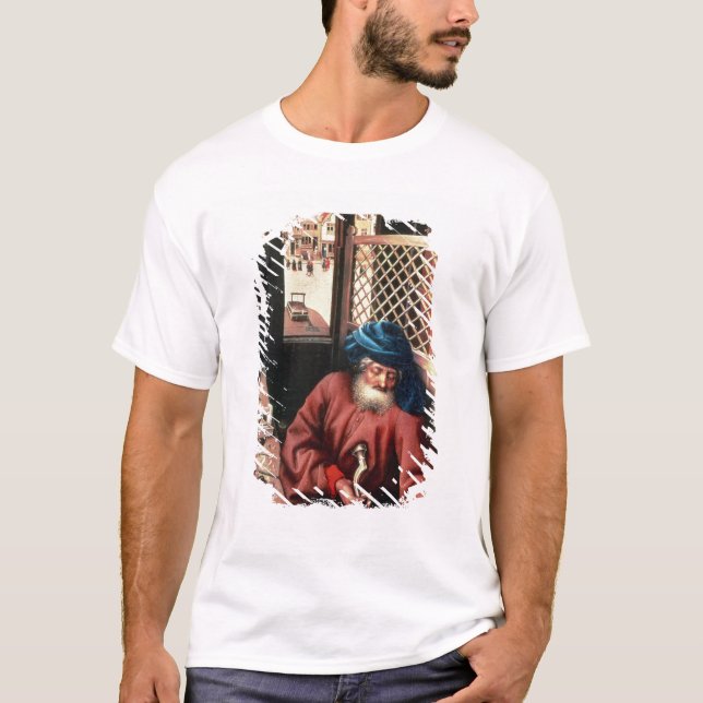 T-shirt St Joseph a dépeint en tant que charpentier (Devant)