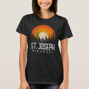 T-shirt St Joseph Missouri MO Retro les années 70 Vintage