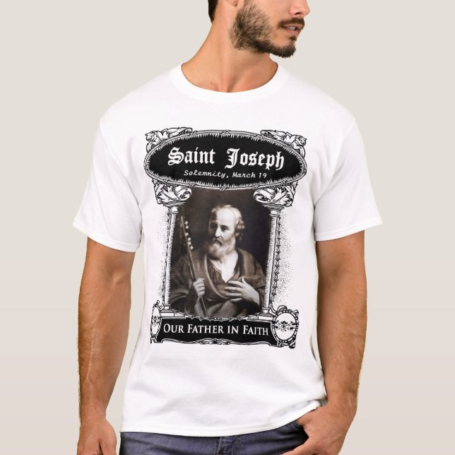 T-shirt St Joseph, notre père dans la foi (Devant)