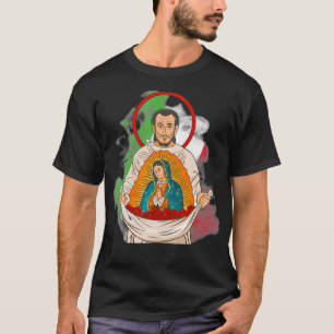 T-shirt St Juan Diego y Virgen de Guadalupe 