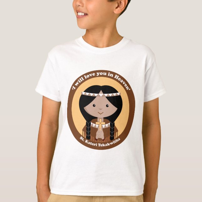 T-shirt St. Kateri Tekakwitha (Devant)