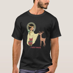 T-shirt St Kateri Tekakwitha Catholique Saint Lily Du Mo