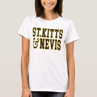T-shirt ST.KITTS & NEVIS – Vintage College Style Typograph