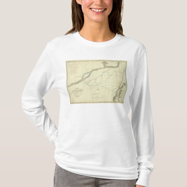 T-shirt St Lawrence et pays limitrophe (Devant)