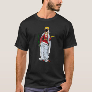 T-shirt St Lucy St Lucia Patron Des Yeux Et Aveugle Cathol