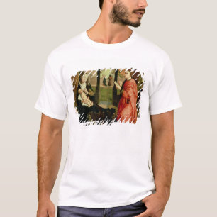 T-shirt St Luke dessinant un portrait de la Vierge
