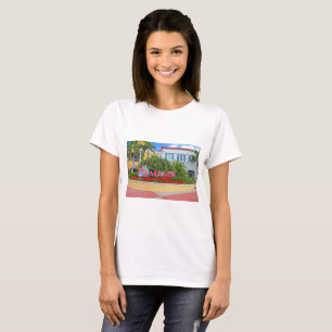 T-shirt St. Maarten, Panneau de bienvenue, photographie, N