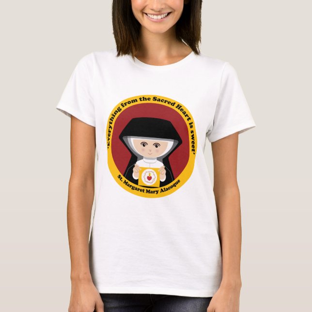 T-shirt St. Margaret Mary Alacoque (Devant)