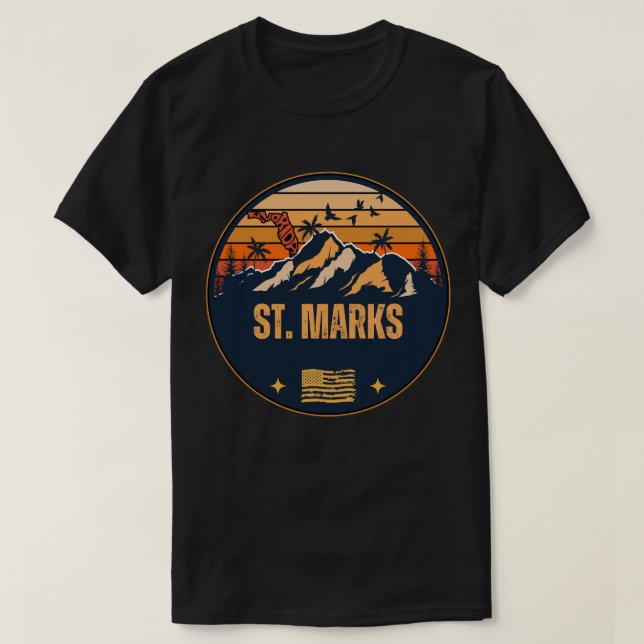 T-shirt St. Marks, Floride  (Design devant)