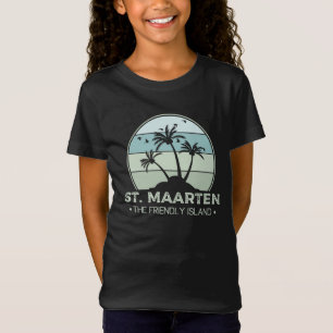 T-Shirt St Martin Le sympathique rétro de l'île Sint Mar