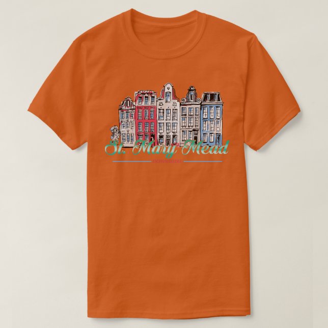 T-shirt St Mary Mead chez Miss Marple (Design devant)