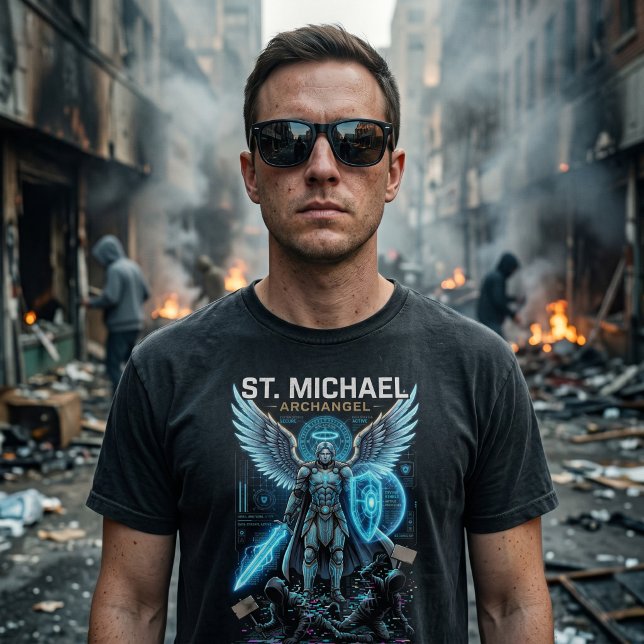 T-shirt St Michael l'Archange catholique conservateur  (Créateur téléchargé)