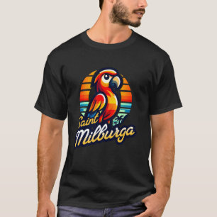 T-shirt St Milburga Oiseaux Sauvages Perroquet Shropshire