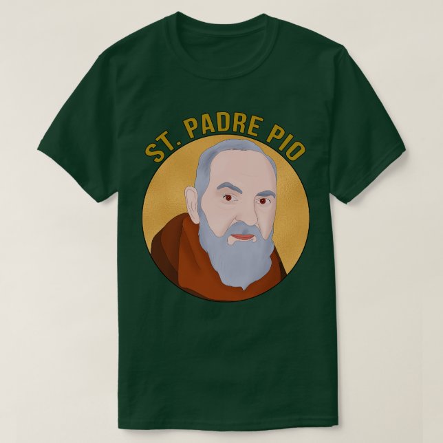 T-shirt St Padre Pio (Design devant)
