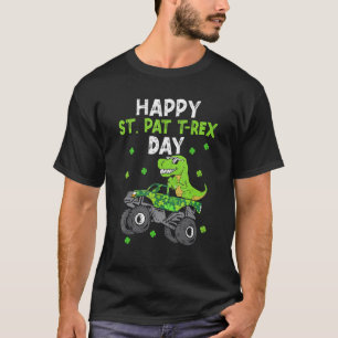 T-shirt St Pat Trex Jour Dino Monster Camion Jour de la Sa