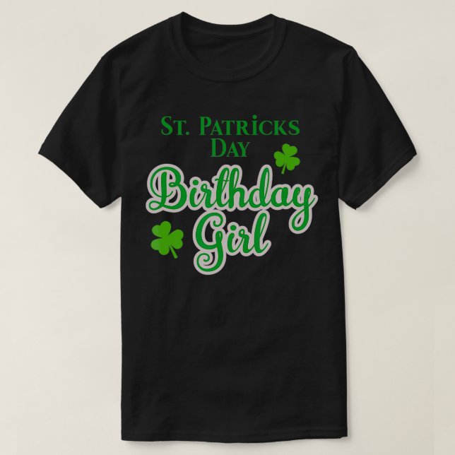 T-shirt St patrick cadeau de jour d'anniversaire pour les  (Design devant)