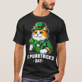 T-shirt St patrick Catricks Day Chats Saint Pattys Femmes 