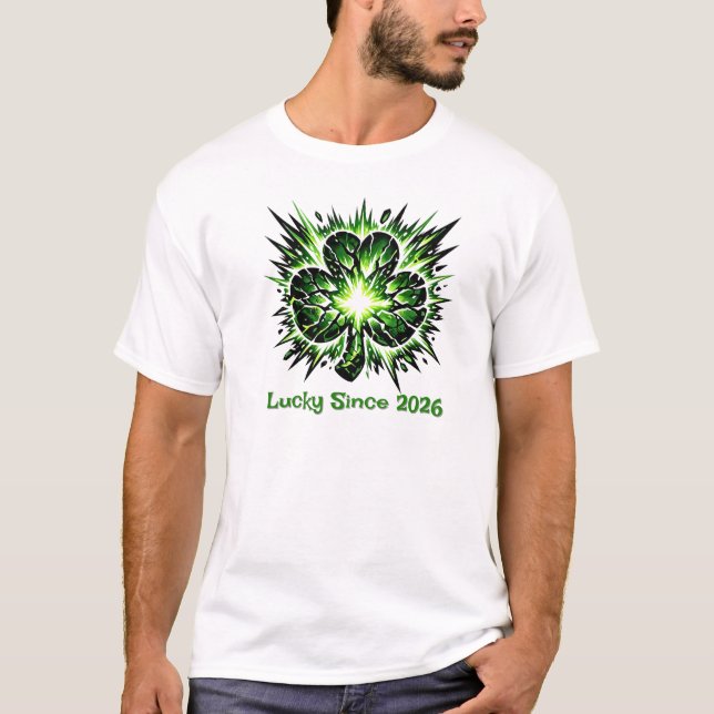 T-shirt St Patrick Chanceux Depuis 2026 (Devant)