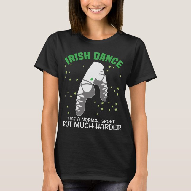 T-shirt St patrick dansante irlandaise (Devant)