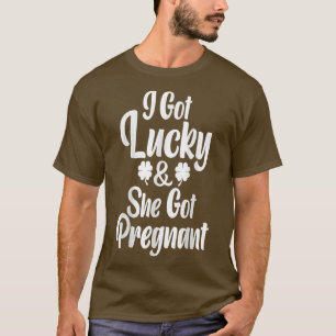 T-shirt St Patrick Day Lucky Couple Grossesse Faire-part