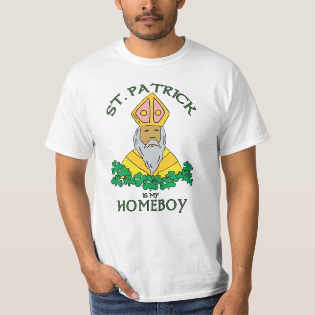T-shirt St Patrick est mon Homeboy (Devant)