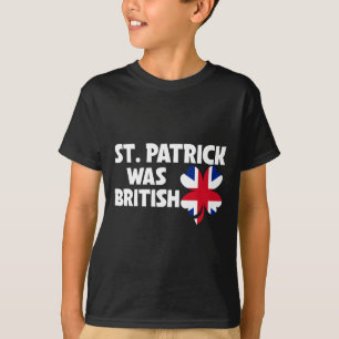 T-shirt St Patrick était drapeau britannique patriotique S