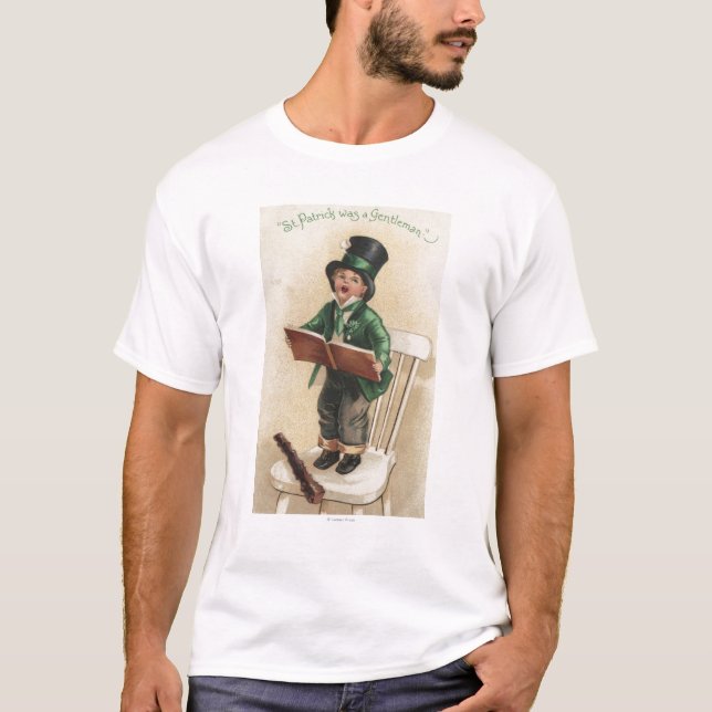T-shirt St Patrick était un monsieur (Devant)