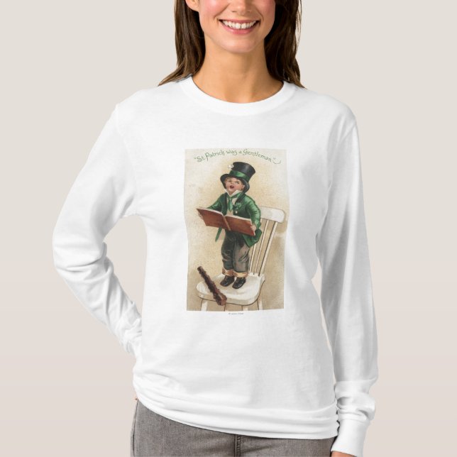 T-shirt St Patrick était un monsieur (Devant)