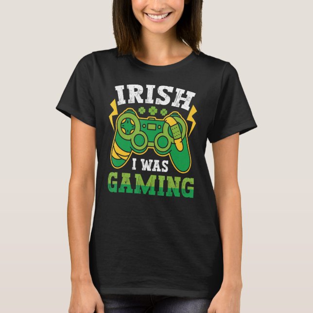T-shirt St patrick Irlandais Je Jouais (Devant)